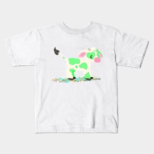 Green Moo Kids T-Shirt